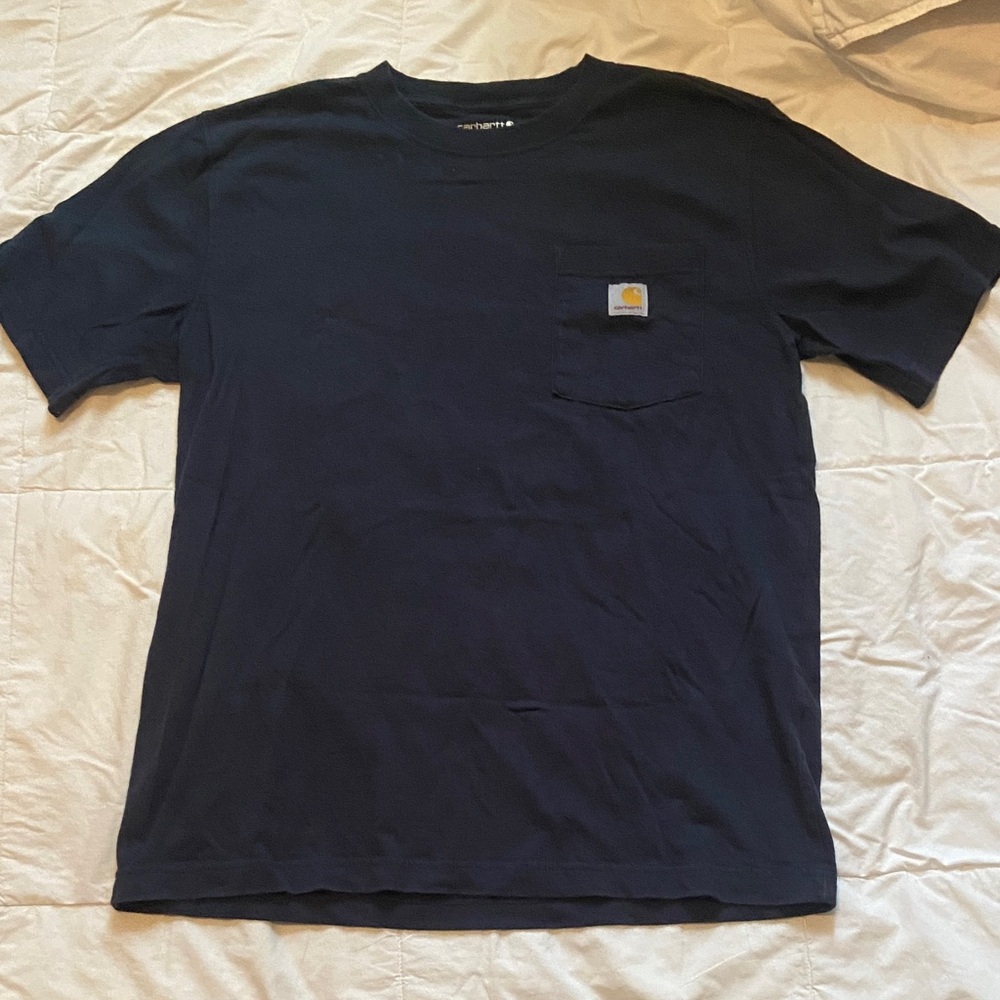 Carhartt Men's Dark Blue Short Sleeve Tee
